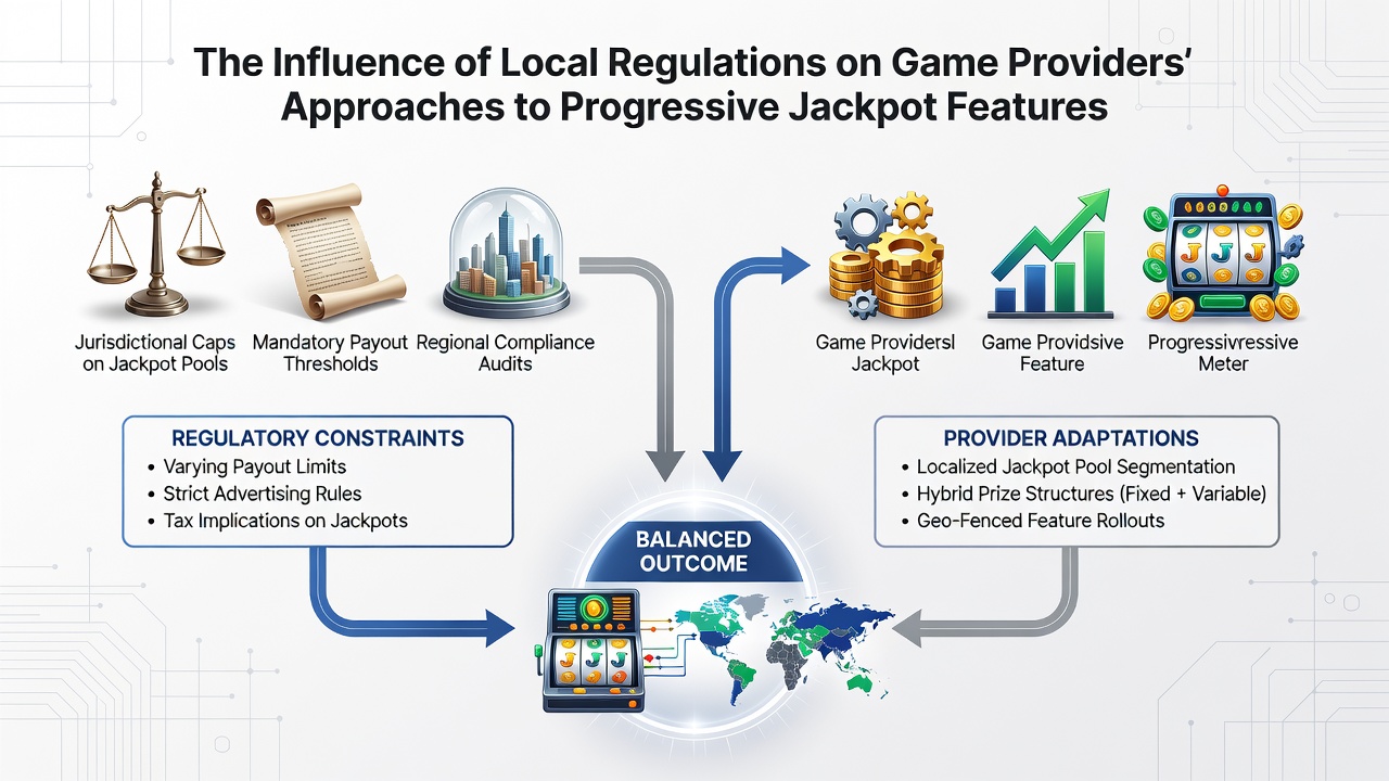 Regulatory compliance dashboard displaying mobile slot jackpot configurations across different jurisdictions